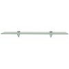vidaXL Floating Shelves 2 pcs Glass 23.6 in.x3.9 in. 0.3 in. - 3 of 4