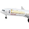 Boeing 777F Commercial Aircraft White with Striped Tail "Gemini 200 - Interactive" Series 1/200 Diecast Model Airplane by GeminiJets - 3 of 4