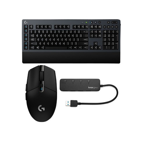 G613 Lightspeed Wireless Gaming Keyboard With Mouse And Usb Hub : Target