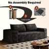 NicBex Modern 2/3-Seat Loveseat Sofa Couch for Living Room,Bedroom,Comfy Upholstered Lounge Futon Couch with Deep Cushions - 4 of 4