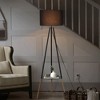 50 in. Black 1-Light Tripod Floor Lamp - 3 of 4