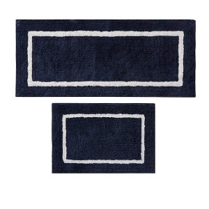 Chery Life Reversible High Pile Tufted Microfiber Bath Rug, 21"W x 34"L - 1 of 4