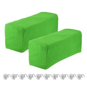Unique Bargains Breathable Soft Wrinkle Resistant Polyester Armrest Covers - 1 of 4