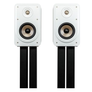 Polk Audio Signature Elite ES15 Compact Bookshelf Speakers - Pair (White) - 1 of 4