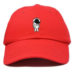 Dalix Astronaut Embroidered Alien Dad Hat Cotton Baseball Cap Adjustable Mens - 1 of 4
