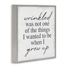 Stupell Industries Sassy Wrinkled Aging Phrase, 12" x 12" - 3 of 4