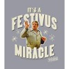 Men's Seinfeld Frank Costanza It's a Festivus Miracle Snow T-Shirt - 2 of 4