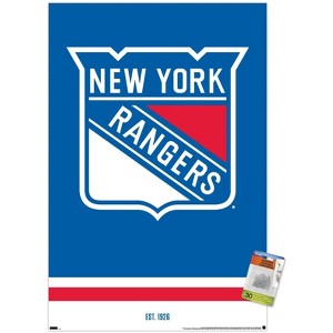 Trends International NHL New York Rangers - Logo 21 Unframed Wall Poster Prints - 1 of 4