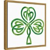 Amanti Art Gilded Shamrock III by Victoria Borges Canvas Wall Art Print Framed 16 x 16-in. - 3 of 4