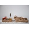 Storied Home Decorative Water Hyacinth Tray Set of 3 - 4 of 4