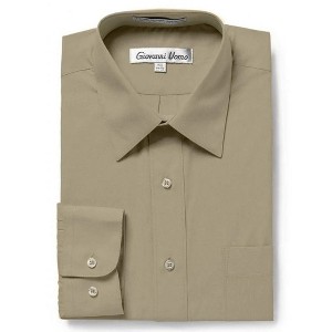 Gentlemens Collection Mens 1904 Short Sleeve Classic Fit Easy Care Dress Shirt- Many Colors Available - 1 of 1