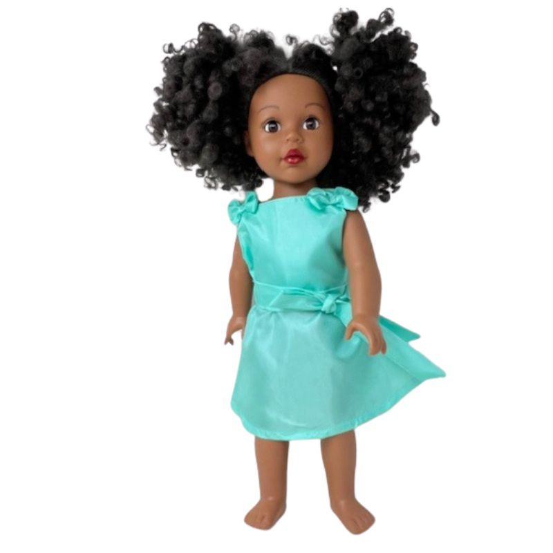 Doll Clothes Superstore Mint Sundress Fits 18 Inch Girl Dolls Like American Girl Our Generation My Life Dolls, 3 of 5