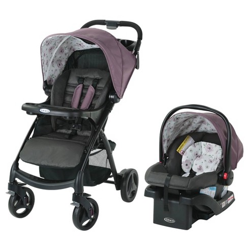 Graco pink and 2025 grey travel system