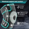 DR. BRACE ELITE Knee Brace with Side Stabilizers & Patella Gel Pads for Maximum Knee Pain Support and fast recovery for men and women - 3 of 4