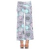 Women's Circle Printed Palazzo Pants - White Mark - 2 of 3
