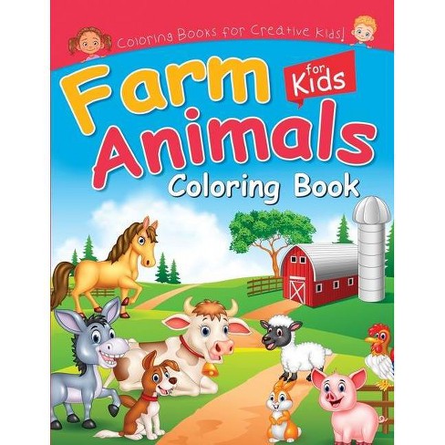 Download Farm Animals Coloring Book For Kids By Coloring World Paperback Target