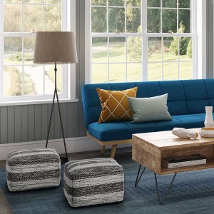 Portia Square Pouf - WyndenHall - 1 of 4