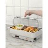 2 Pack Electric Chafing Dishes Buffet Set, 9 QT Stainless Steel Roll Top Catering Chafer Server Food Warmer with Cover for Party Wedding Banquet - 2 of 4