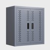 LunaLulinlk Metal garage cabinet with door, wall-mounted storage cabinet, floating tool cabinet for basements - 2 of 4