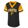 MLB Pittsburgh Pirates Girls' Henley Jersey - 2 of 3