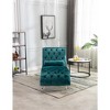 Leisure Concubine Sofa with Solid Acrylic Legs for Living Room or Bedroom - 3 of 4