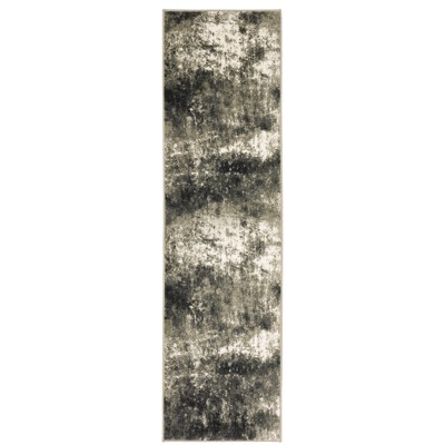 Oriental Weavers Venice 4332Y Charcoal/ Beige Indoor Area Rug - 2'3" x 7'6"