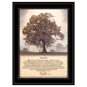"Living Life" By Bonnie Mohr, Ready to Hang Framed Print, Black Frame - 1 of 1