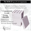 Advanced Organizing Systems - MGR-25 Roll File Storage Box - Corrugated 25x17.5x17.5 With 16 Compartments - 4 of 4