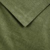 Flannel Cotton Modern Solid Fuzzy Duvet Cover Set With Pillow Shams by Blue Nile Mills - 4 of 4