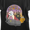 Bananya Vampire Costume Happy Halloween Women’s Black Crew Neck Short Sleeve T-shirt - 2 of 3