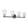 Artcraft Lighting Essex 4 - Light Vanity in  Black/Chrome - 2 of 4
