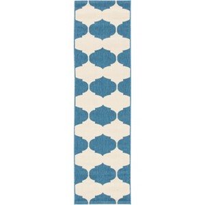 Courtyard CY6162 UV & Stain Resistant Non-Shedding Power Loomed Indoor/Outdoor Rugs - Safavieh - 1 of 4