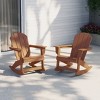 WestinTrends  Outdoor Patio Porch Rocking Adirondack Chair - 2 of 4