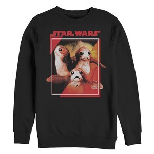 Men's Star Wars The Last Jedi Porg Wings Sweatshirt - 1 of 3