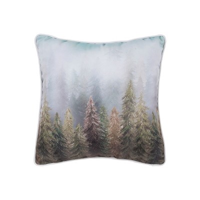 C&F Home 18" x 18" Everett Forest Indoor/Outdoor Thanksgiving Throw Pillow