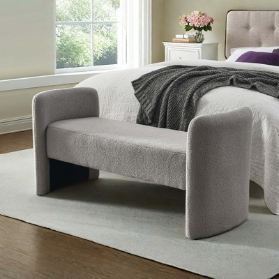 NicBex Modern 52" Bedroom Bench with Wood Frame for Bedroom and Living Room