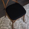 Honeycomb Memory Foam Non-Slip 16" x 16" Chair Cushion Pad with Ties by Sweet Home Collection® - image 2 of 4