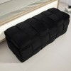 Fabric Upholstered Storage Ottoman with Safe Hinge, Bedroom and Living Room End Bench, Padded Entryway Footrest - 2 of 4