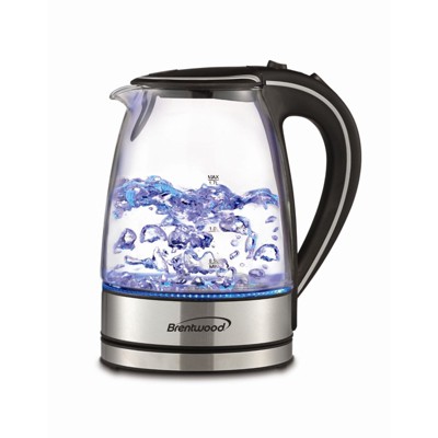 Chefman 1.8l Glass Electric Kettle - Silver : Target