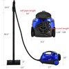Costway 2000W Heavy Duty Steam Cleaner Mop Multi-Purpose W/19 Accessories Purple\Blue - 3 of 4