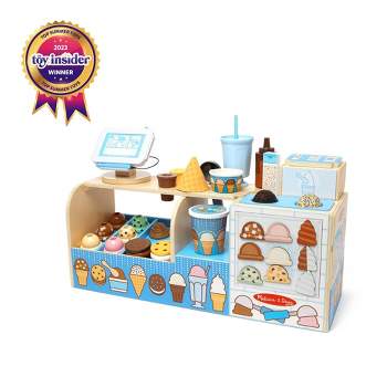 Melissa & Doug Wooden Cool Scoops Ice Creamery Play Food Toy