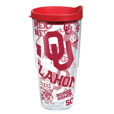 NCAA Oklahoma Sooners All Over Classic Tumbler with Lid - 24oz