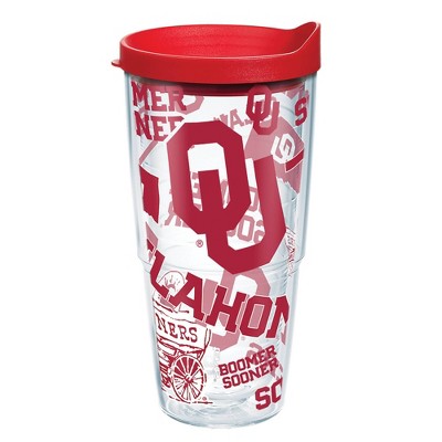 NCAA Oklahoma Sooners All Over Classic Tumbler with Lid - 24oz