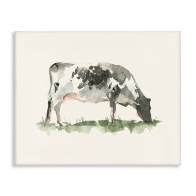 Stupell Industries Grazing Farm Animal Cattle Canvas Art