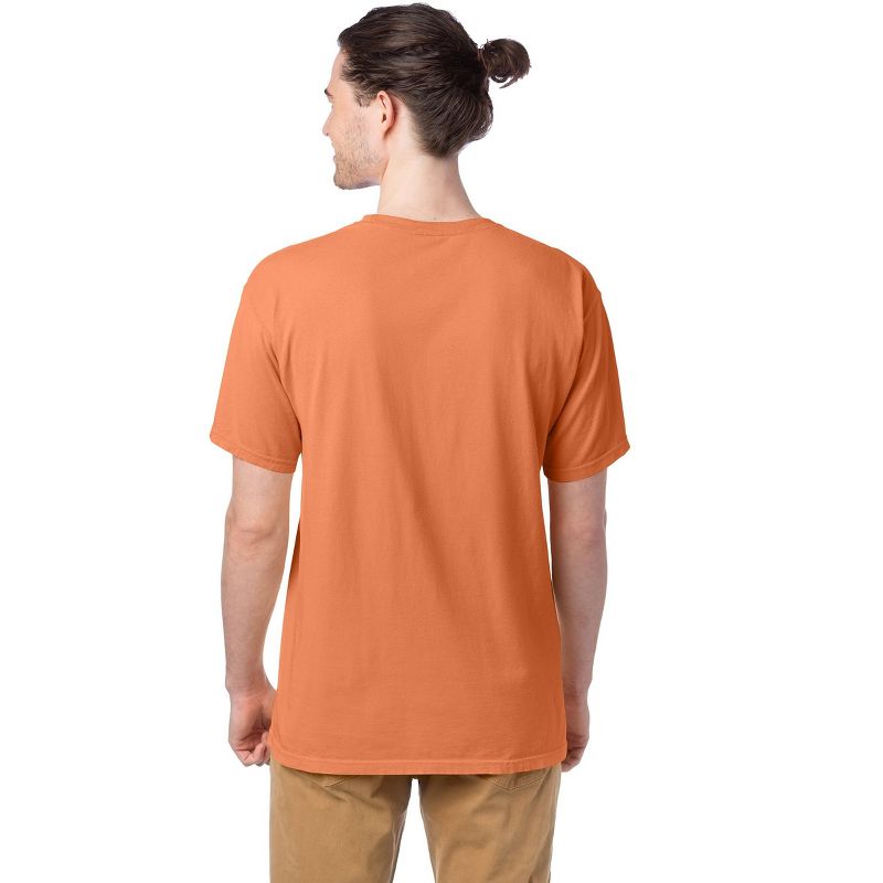 Hanes Unisex Garment Dyed Cotton T-Shirt, 3 of 8