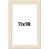 PosterPalooza | 11x18 Wide Barnwood Picture Frame, UV Acrylic, 6 Finishes - Grey, Brown, White, and Black - 2 of 4