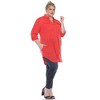 Plus Size Stretchy Tunic -White Mark - 3 of 4