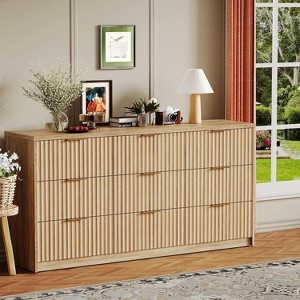 Dresser for Bedroom, 8/9 Drawer Double Dresser, Modern Chest of Drawers for Bedroom, Living Room, Entryway and Closet - 1 of 4