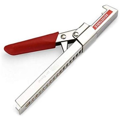 7.5-Inch, Adjustable Multifunctional Stainless Steel Can Opener with Grippe