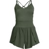 Lands' End Women's Tugless Strappy X-Back Romper Swimsuit - 2 of 4